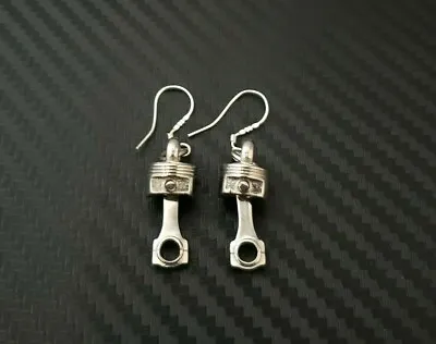 Piston Earrings Engine Automotive Jewelry Enthusiast Racing Drifting Mechanic • $39.99