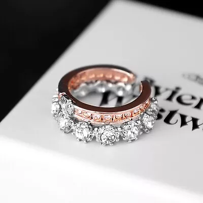 Vivienne Westwood Diamond Ring Dual-layer Size 7 • $20.97