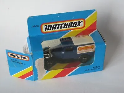 Matchbox MB-38 Ford Van On The Move In '84 RARE MB-38 Model A Promo Boxed 75mm • £65