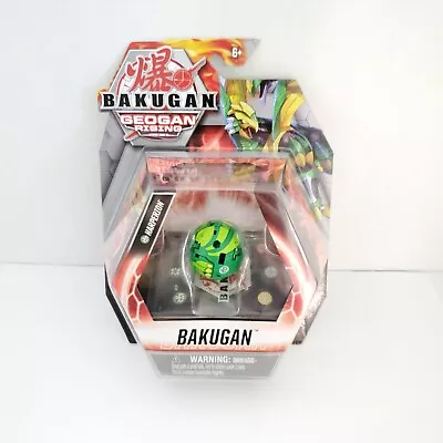 Bakugan Geogan Rising Harperion Green Pop Open Bakuaction Gate Card Spinmaster • $16