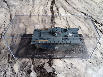 £10 • Buy DeAgostini 1:72 Scale LVT(A)-1 Tank In Crystal Case (Saipan - 1944)