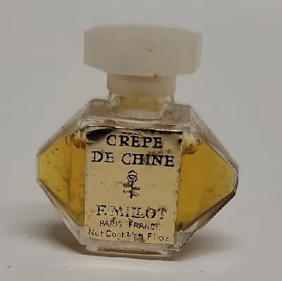 Crepe De Chine Perfume Splash Micro Mini 1/15 Oz. By F. Millot. Vintage • $44.95
