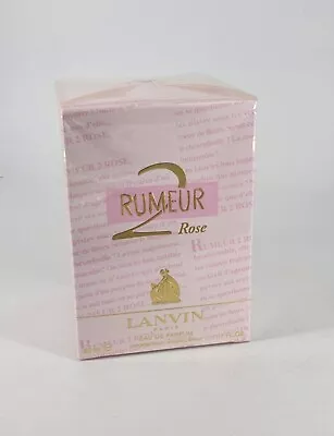 Lanvin Rumeur 2 Rose Edp 50Ml Woman New & Sealed CR043 BB 02 • £19.99