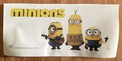 🌟 Minions (2015) - Despicable Me - Movie Theater Mylar / Poster - 6x13 • $9.99