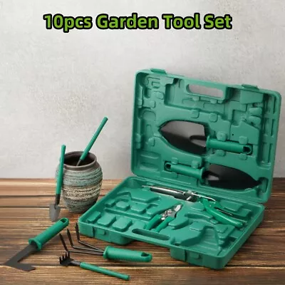 10PCS Garden Tools For Household Flower Potted Gardening Hand Tool Kit • £14.90