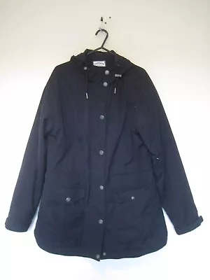 Fat Face Black Jacket/coat Size 12 • £9.99