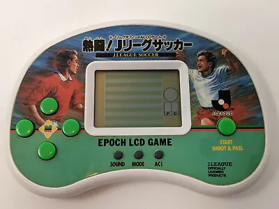 Epoch Soccer Japanese Handheld LCD Game J. League Soccer Japan Vtg Working • $23.99