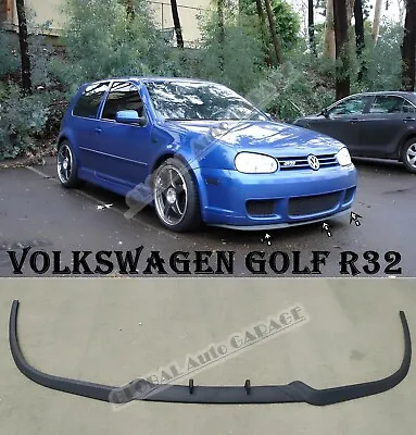 For Vw Golf R32 Mk4 Cupra R Front Spoiler Bumper Lİp Car Accessory Sport Bumper • $46