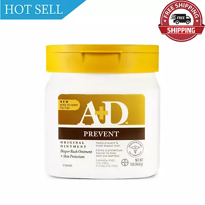 A+D Original Diaper Rash Topical Ointment & Skin Protectant Paraben Free 16 Oz • $22.67