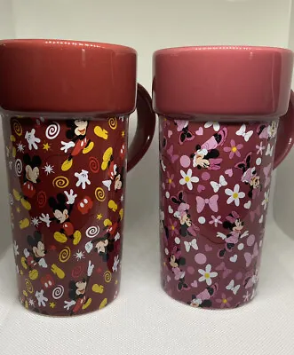 2 Set Disney Mini & Mickey Mouse Pattern Style Coffee Mugs • $40