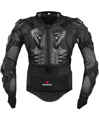 HEROBIKER Motorcycle Full Body Armor Jacket Spine Chest Protection Gear XXL • $38