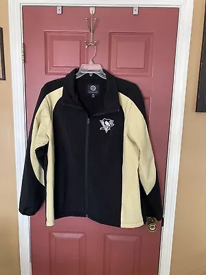 Mens NHL G111 Carl Banks Pittsburgh Penguins Full Zip/Embroidered Jacket Size XL • $40