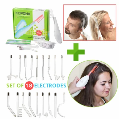 $149.95 • Buy Compact Premium Set High Frequency Skin Care Unit Violet Ray Wand +18 Electrodes
