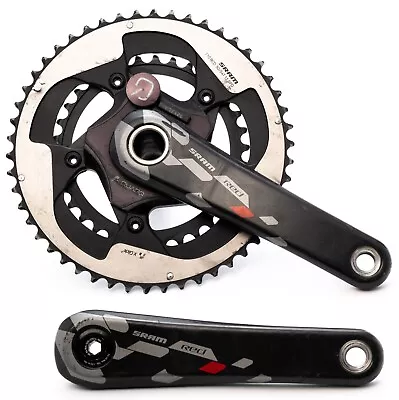 SRAM Red GXP Quarq Power Meter 11s Carbon Crankset Road Bike 172.5mm 50/34T ANT+ • $399.95