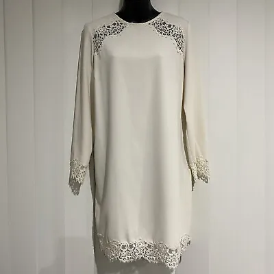 $120 • Buy Zimmermann Women’s White / Cream Casual / Office / Special Occasion Dress Size 1
