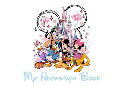 A6 / A5 Personalised Characters Pastel Disney Inspired Autograph Memory Book • £7.98