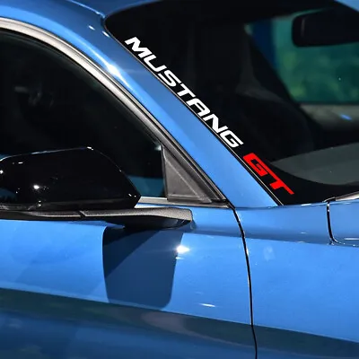 1 Pc Waterproof Side Windshield Decal Car Sticker For Ford Mustang GT • $12.67