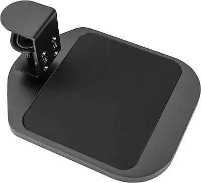 Adjustable Wooden Clamp-On Mouse Pad & Device Holder For Desks. • $46.31