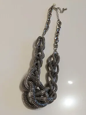 Marks And Spencer M&S Silver Tone Chain Link Necklace • £6.99