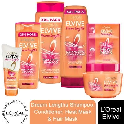 £6.61 • Buy LOreal Elvive Dream Lengths Long Hair Shampoo, Conditioner & Mask 1 Or 2 Pack