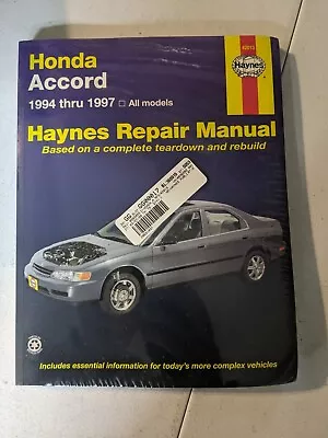 New Haynes Repair Manual * Honda Accord (1994-1997) #42013 • $16.99