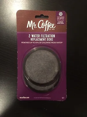 NEW Mr. Coffee 8 10 12 14 Cup Coffeemaker 2pc Water Filtration Replacement Disks • $7.50