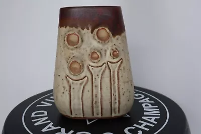 1 X Small Unusual Vase - Shelf Pottery (Halifax) Brutalist Vintage Graham Alcock • £19.99