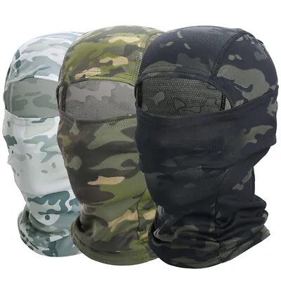 $8.69 • Buy Multicam Camouflage Balaclava Tactical Army Paintball Airsoft Full Face Mask Cap