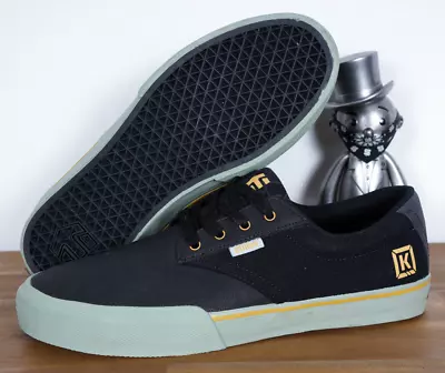 Etnies Skateboard Skate Shoes Shoes Jameson Vulc BMX Kink Black 9/42 Bike MTB • $60.65