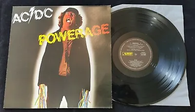 AC/DC Powerage Vinyl LP Record RARE Aussie Alberts Black Label Press OOP NM • $359.10