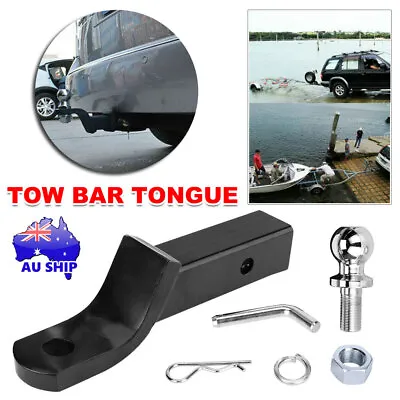 $31.45 • Buy 2  6000LBS Heavy Duty Towbar Tow Bar Mount Tongue Hitch Trailer 4x4 4WD Caravan
