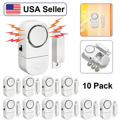 10 PCS WIRELESS Home Window Door Burglar Security ALARM System Magnetic Sensor • $10.99