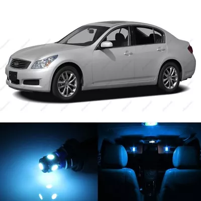 11 X ICE BLUE LED Interior Light Package For 2007 - 2008 Infiniti G35 + PRY TOOL • $11.39