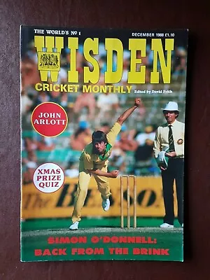 £4.99 • Buy Wisden Cricket Monthly December 1988 - Simon O'Donnell: Back From The Brink.