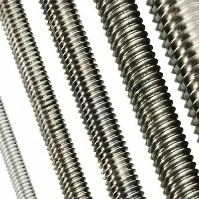 £7.49 • Buy 3mm 4mm 5mm 6mm 8mm 10mm 12mm A4 MARINE STAINLESS Threaded Bar Rod Studding