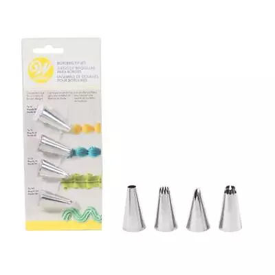 £8.38 • Buy Borders Tip Nozzle Set Of 4 Piping #10, #32, #70 & #105 