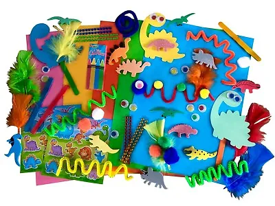 £10.99 • Buy Childrens Dinosaur Art & Craft Making Kit / Kids Art & Craft Materials