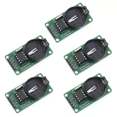 5PCS RTC DS1302 Real Time Clock Module For Arduino AVR ARM PIC SMD DS1307 # • $10.98