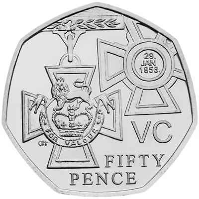 2006 VC Medal 150th Anniversary Of The Victoria Cross 50P Fifty Pence Coin VGC • £2.50