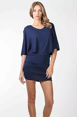 $39.99 • Buy VAVA By Joy Han Drop T-shirt Driss Mini Navy Cage Back Side Size XS-L $107 NWT