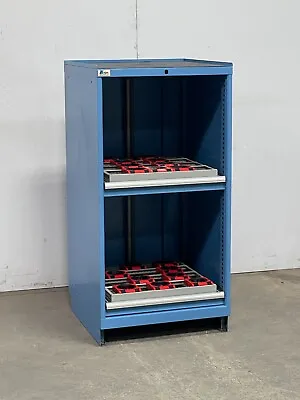 Used Lista 2 Drawer CNC Cabinet Industrial Tool Storage #2553 Vidmar Hsk100a/125 • $549.99