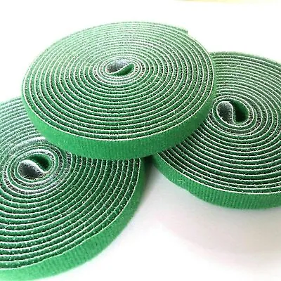 £2.84 • Buy 🔥3x 2.5m Plant Tie Tape Strap Reusable Hook Loop Cable Tidy Wrap Set Garden Sew