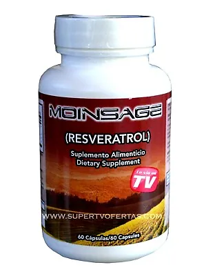 🔥 Resveratrol Moinsage 60 Caps Original 100% Natural 🔥 • $18.50