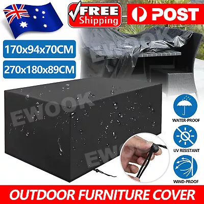 $19.85 • Buy AU Waterproof Outdoor Furniture Cover Garden Patio Rain UV Table Protector Chair