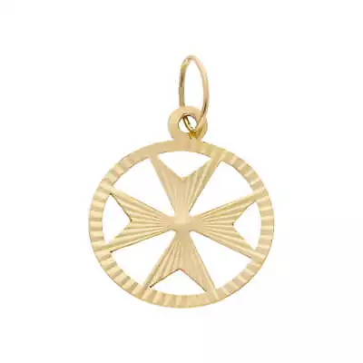 Pre-Owned 18ct Yellow Gold Maltese Cross Pendant  18ct Gold Unisex • £67.25