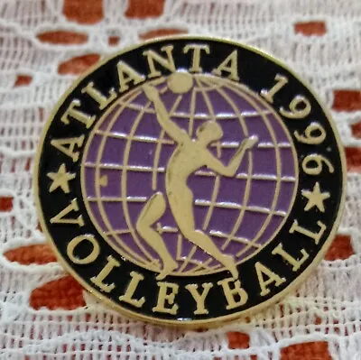1996 Atlanta Olympic Pin Volleyball Serve Round • $3
