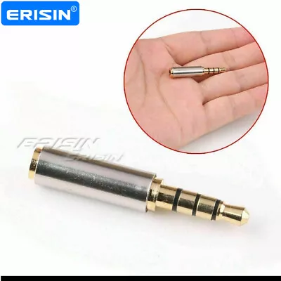 3.5mm Male To 2.5mm Female Adapter Audio Stereo Jack Plug Headphone Converter • £2.04