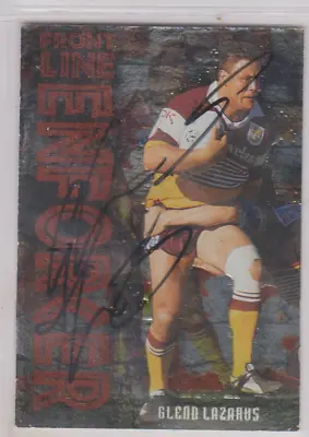 $6.95 • Buy 1995 Dynamic NRL Rugby League Series 2 - GLEN LAZARUS - FE 1 - HAND SIGNED