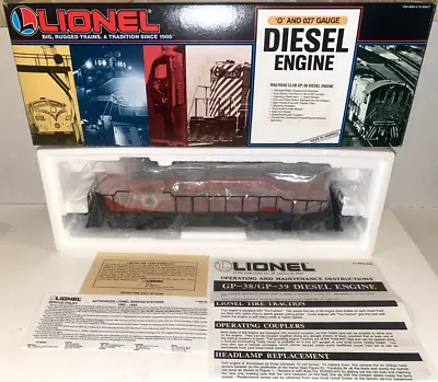 Lionel O Gauge 6-18818 Railroad Club Gp-38 Dual Motor Diesel Engine Nib • $125