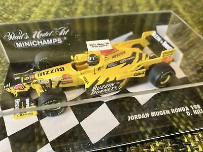 MINICHAMPS Jordan Mugen Honda D. Hill 1:43 Die Cast F-1 Model Race Car • $69.95